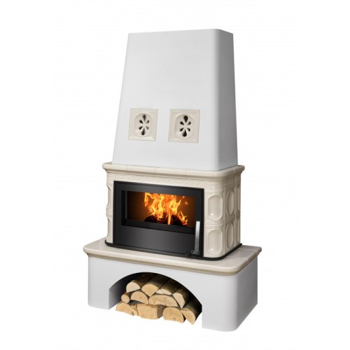 Дровяная печь ABX LAPONIE II P (10,5 кВт в воду) песчаная 