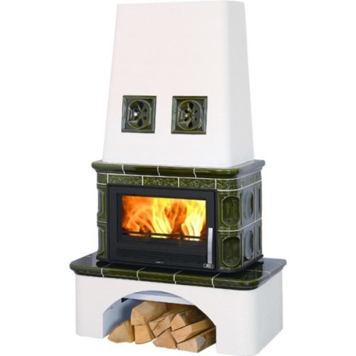 Дровяная печь ABX LAPONIE I зеленая 