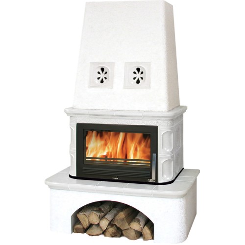 Дровяная печь ABX Laponie II OX перламутр 