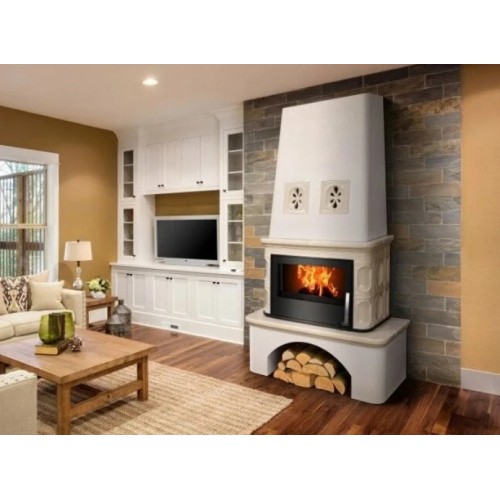 Дровяная печь ABX Laponie I перламутр 