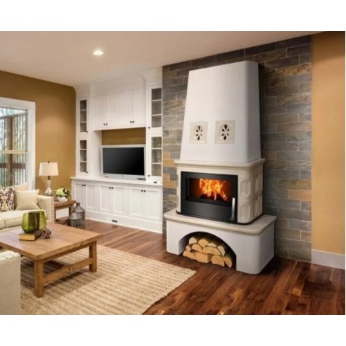 Дровяная печь ABX Laponie перламутр 