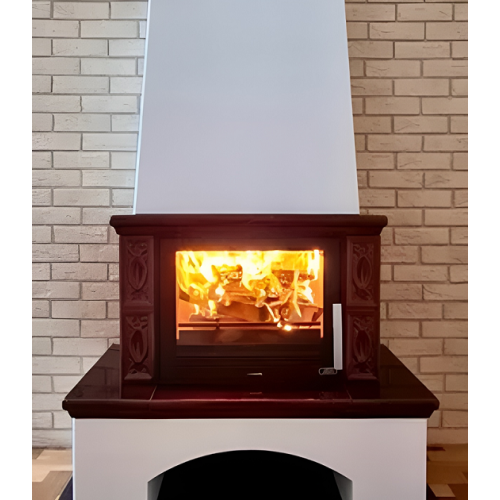 Дровяная печь ABX Lombardie коричневая 