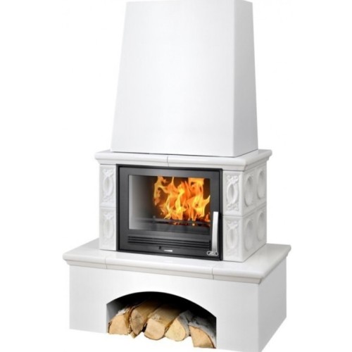 Дровяная печь ABX Lombardie перламутр 