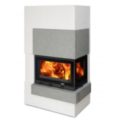 Готовый дровяной каминокомплект ABX Norfolk сиенит, правый