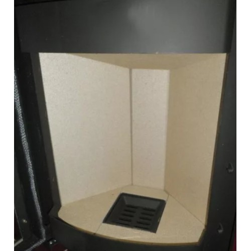 Дровяная печь ABX Normandie угловая, калифорния голд 