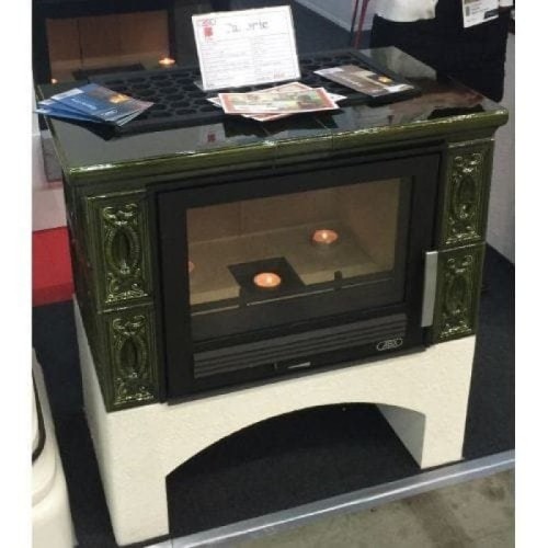 Дровяная печь ABX PANONIE зеленая 