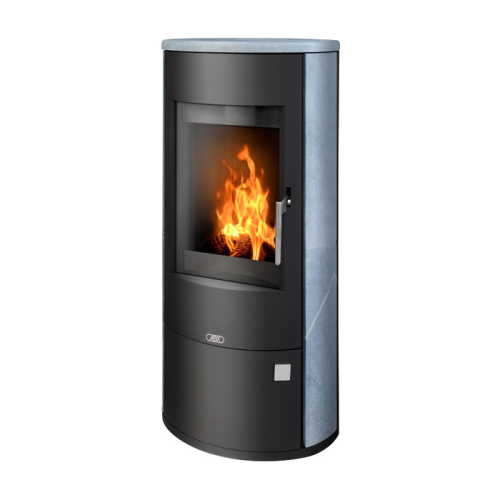 Дровяная печь ABX Aspen 7 черная сталь, тальк с верхней плитой 