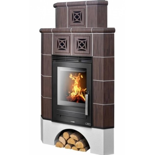Дровяная печь ABX Regina угловая, кофе 