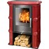 Дровяная печь ABX Sicilia бордо 