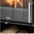 Готовый дровяной каминокомплект ABX Toledo EXclusive низкий черный, кафель белый 