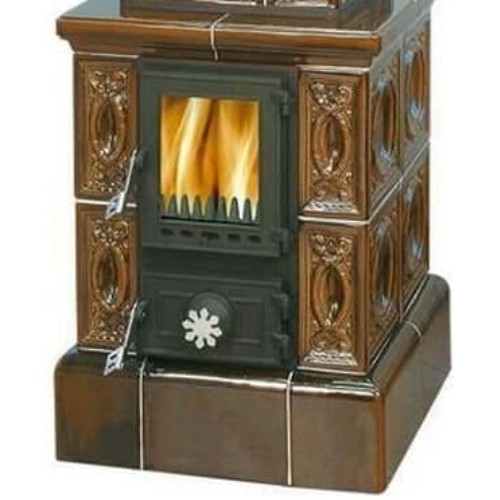 Дровяная печь ABX Valdek коричневая 