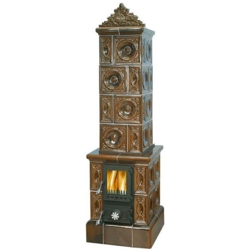 Дровяная печь ABX Valdek коричневая 