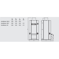 Комбинированный котел 130 кВт ACV HeatMaster 200 N V15