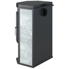 Дровяная печь ASTON 12 кВт Призматик с плитой (Талькохлорит)