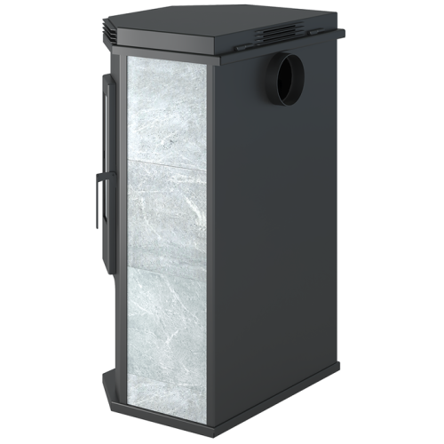 Дровяная печь ASTON 12 кВт Призматик с плитой (Талькохлорит) 