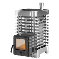 Дровяная печь ASTON 16 INOX стекло