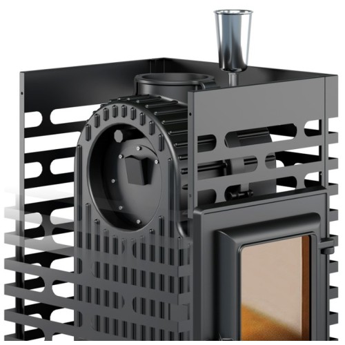 Дровяная печь ASTON Шторм б/в (чугун) 