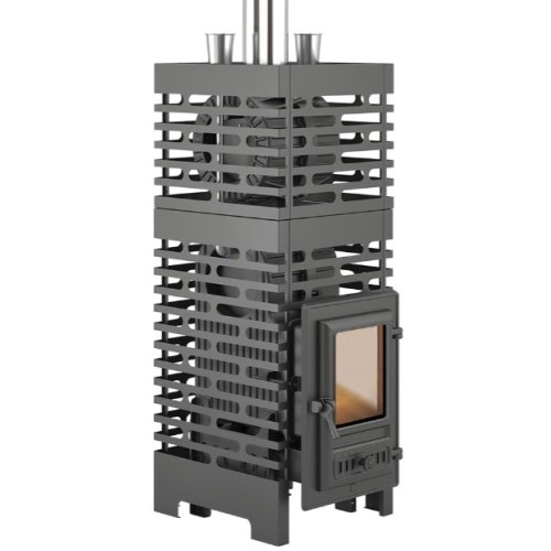 Дровяная печь ASTON Шторм Турбопар б/в (чугун) 