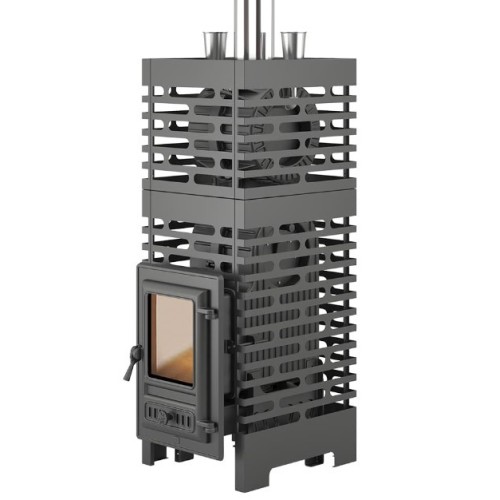 Дровяная печь ASTON Шторм Турбопар б/в (чугун) 