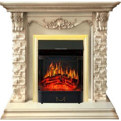 Каминокомплект Royal Flame Adriana c очагом Majestic FX Brass/Black