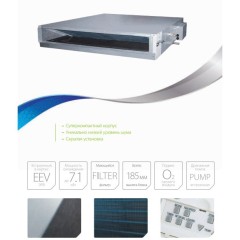 Внутренний блок VRF системы Ballu BVRFDS-KS6-28P