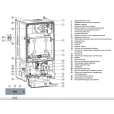 Настенный газовый котел 28 кВт Buderus Logamax U052-28