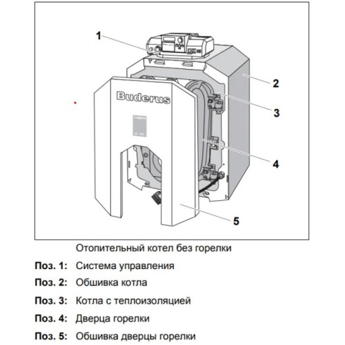 Дизельный котел Buderus Logano G125 WS 25 