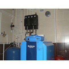 Комбинированный котел 50 кВт Buderus Logano G215 WS 52