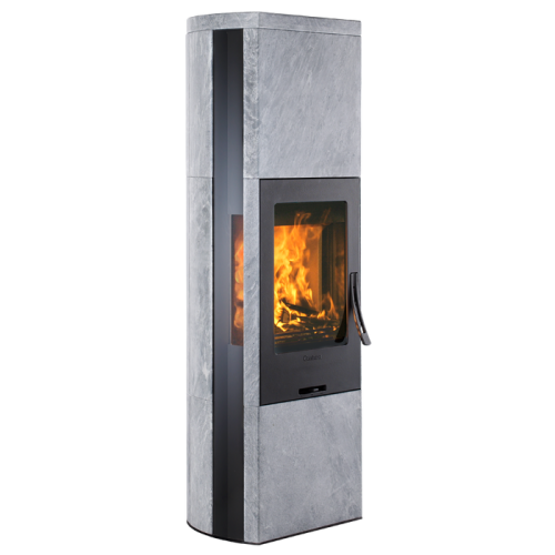 Печь-камин Contura 35T:2, высокий, талькомагнезит, серый 