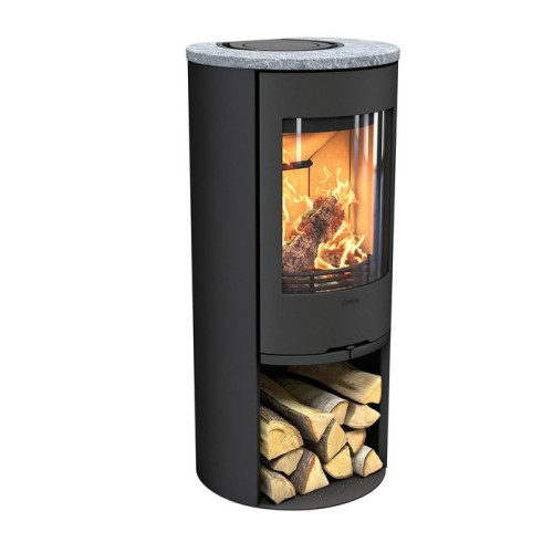 Печь-камин Contura 510:3 Style, чугунная дверца, черный 