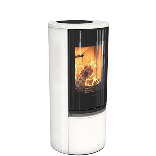 Печь-камин Contura 510G:1 Style, стеклянная дверца, белый 