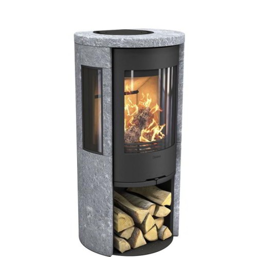 Печь-камин Contura 556T Style, талькомагнезит, черный 