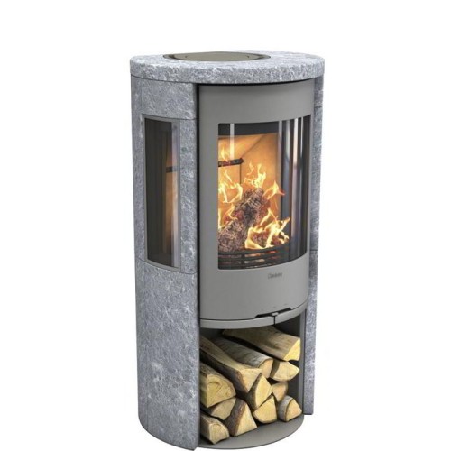 Печь-камин Contura 556T Style, талькомагнезит, серый 