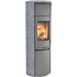 Печь-камин Contura 590T Style, чугунная дверца, серый 