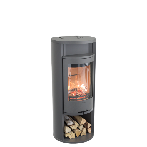 Печь-камин Contura 610:1 Style, чугунная дверца, серый 