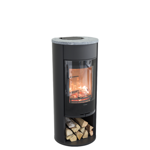 Печь-камин Contura 610G:6 Style, стеклянная дверца, черный 