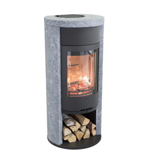 Печь-камин Contura 620T:2 Style, чугунная дверца, черный 