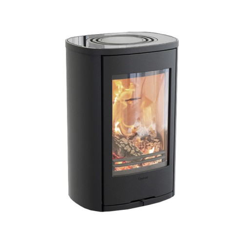 Печь-камин Contura 810W:2 Style, чугунная дверца, черный 