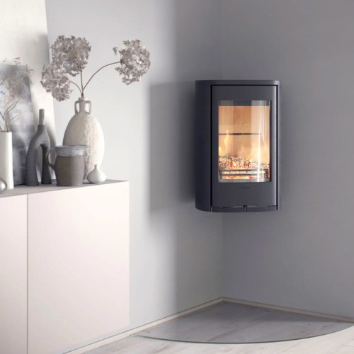 Печь-камин Contura 810W:3 Style, чугунная дверца, черный 