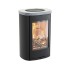 Печь-камин Contura 810W:3 Style, чугунная дверца, черный 