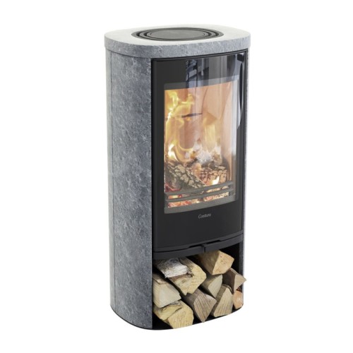 Печь-камин Contura 820TG Style, стеклянная дверца, черный 