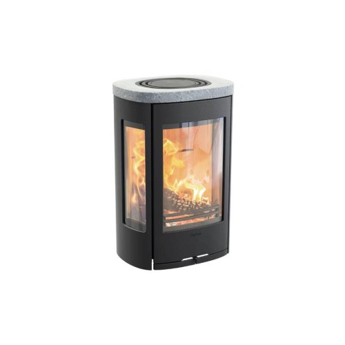 Печь-камин Contura 856W:3 Style, чугунная дверца, черный 