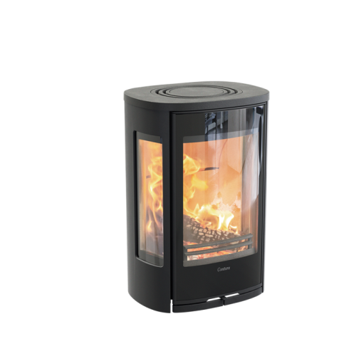 Печь-камин Contura 856WG:1 Style, стеклянная дверца, черный 