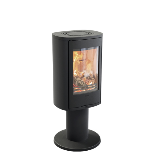 Печь-камин Contura 870:1 Style, чугунная дверца, черный 