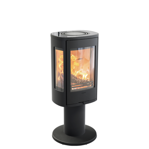 Печь-камин Contura 886:2 Style, чугунная дверца, черный 