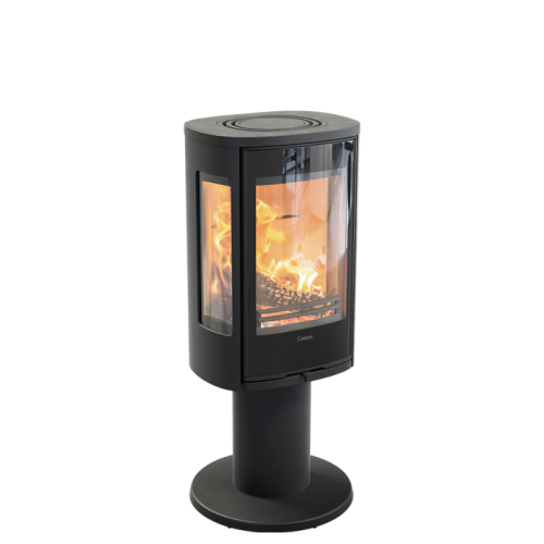 Печь-камин Contura 886G:1 Style, стеклянная дверца, черный 