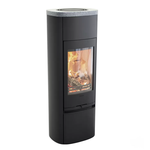 Печь-камин Contura 890G:3 Style, стеклянная дверца, черный 