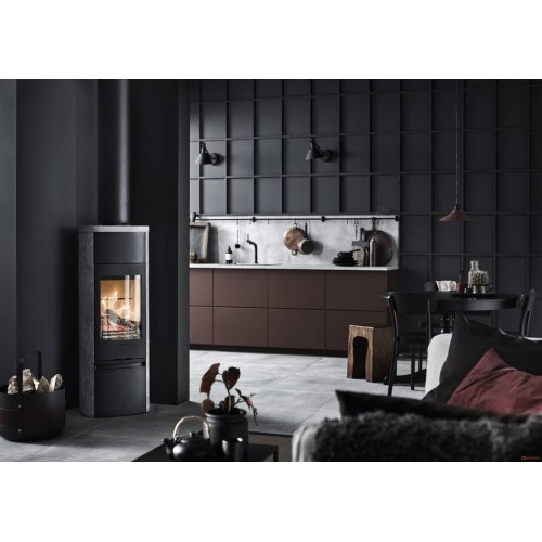 Печь-камин Contura 890TG Style, стеклянная дверца, черный 