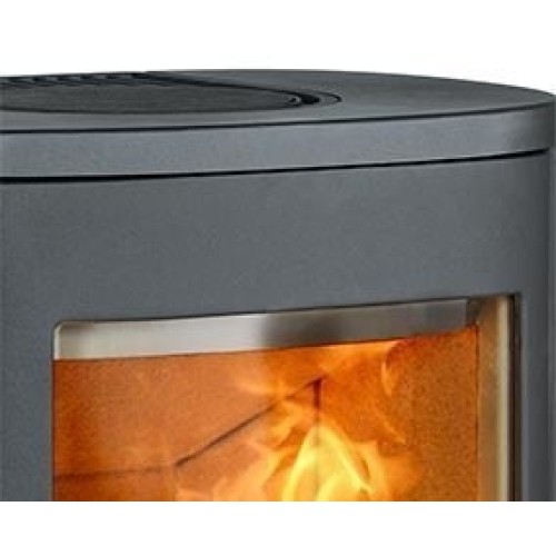 Печь-камин Contura 896:1 Style, чугунная дверца, серый 