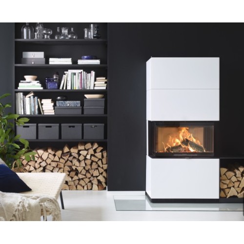 Дровяная печь Contura i51, сталь, белый